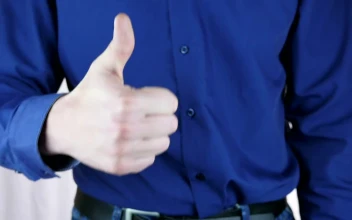 Video Stock Businessman Doing Thumbs Up And Thumbs Down Gesture For PC
