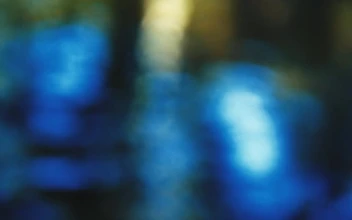 Stock Video Defocused Blue Lights Reflected In Water For PC