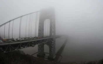 Stock Video Deep Fog On The Washington Bridge For PC