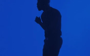 Stock Video Dancing In Front Of A Colorful Screen For PC