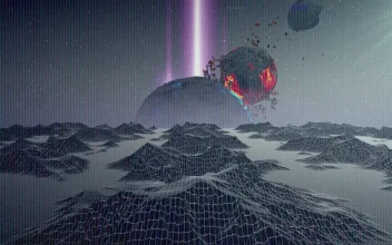 Stock Video Cyberpunk World In The Space For PC