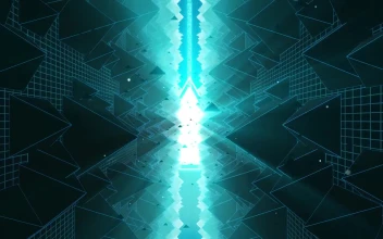 Stock Video Cyberpunk Stage Full Of Pyramids Loop Video For PC