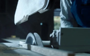Stock Video Cutting Machine On Action For PC
