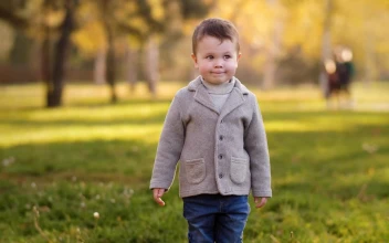 Stock Video Cute Boy Surprised In A Park Portrait For PC