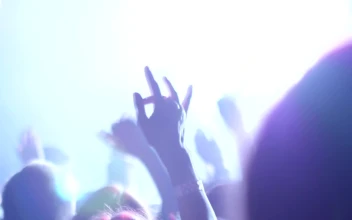 Stock Video Crowd And Band At The Concert For PC