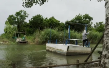 Stock Video Crossing The River Using A Line Raft For PC