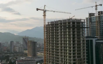 Stock Video Cranes Working At A Construction Site Time Lapse For PC