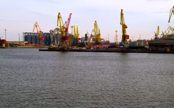 Stock Video Cranes On Trading Port Time Lapse For PC
