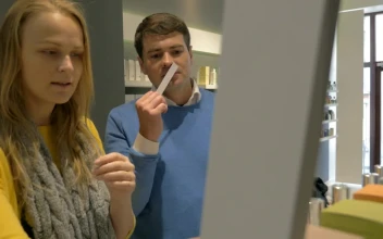 Stock Video Couple Trying Different Perfumes For PC