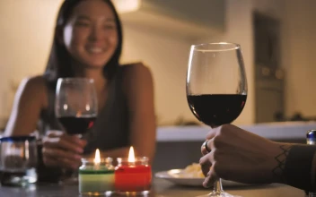 Stock Video Couple Of Women Making A Toast During A Dinner For PC