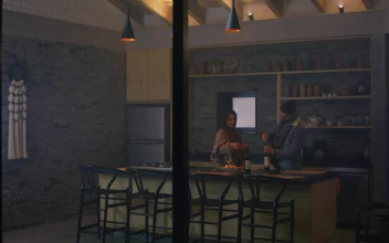 Stock Video Couple In A Kitchen Preparing Appetizers For PC