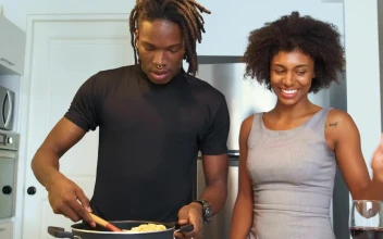 Stock Video Couple Having Fun While Cooking For PC