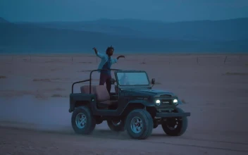 Stock Video Couple Enjoying A Trip Through A Desert For PC