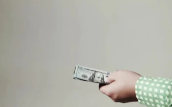 Stock Video Counting Money And Giving It To Another Person For PC