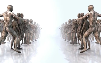 Stock Video Corridor With Human Body Sculptures For PC