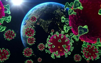 Stock Video Coronavirus Floating In Space Reaching Earth For PC