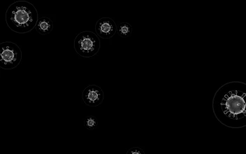 Stock Video Coronavirus Appearing On Black Background For PC