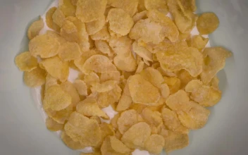 Stock Video Corn Flake Cereal In A Bowl With Milk 4112 For PC