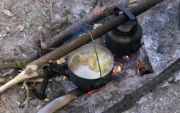 Stock Video Cooking Over A Campfire For PC