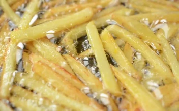 Stock Video Cooking French Fries In Oil For PC