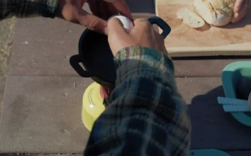 Stock Video Cooking Breakfast At A Campsite For PC