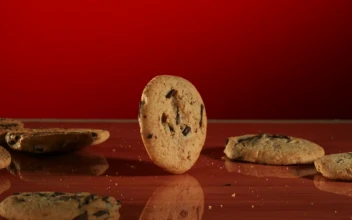 Stock Video Cookie Rotating Is In Slow Motion In The Table For PC