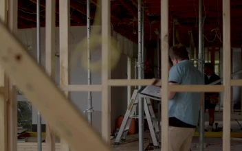 Stock Video Construction Workers At A House Under Construction For PC