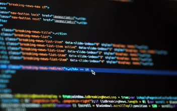 Stock Video Computer Code In The Screen For PC