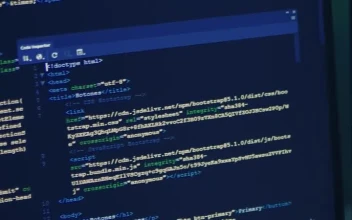 Stock Video Complex Programming Codes On A Programmers Screen For PC