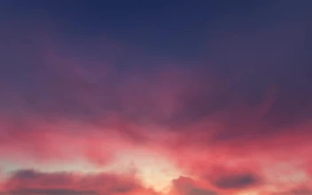 Stock Video Colorful Sunset Reflected In The Clouds 3517 For PC
