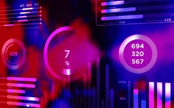 Stock Video Colorful Marketing Data Hud Graph Animation For PC