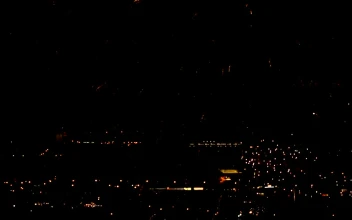 Stock Video Colorful Fireworks Flashing In The Evening For PC