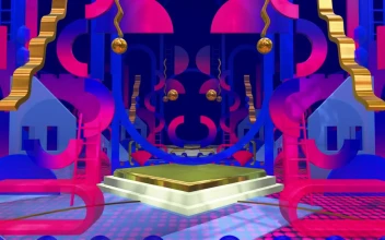 Stock Video Colorful Abstract Geometric Shapes Backdrop For PC