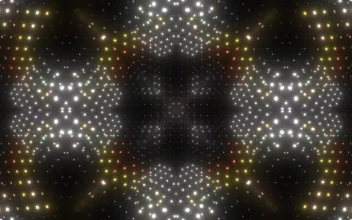 Stock Video Colored Lights Spinning Fast In A Prism For PC