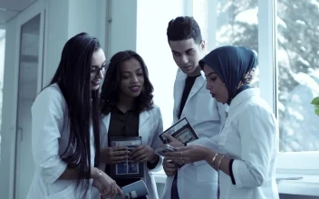 Stock Video College Medical Students Talking For PC