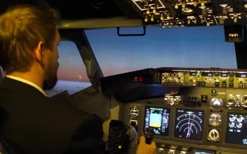 Stock Video Cockpit Console View Of A Plane Flying For PC