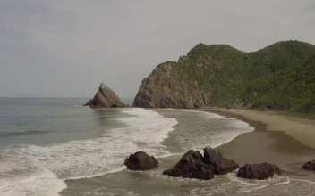 Stock Video Coast Landscape Aerial Shot For PC