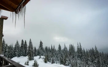 Stock Video Cloudy Sky Before A Winter Storm In The Mountains For PC