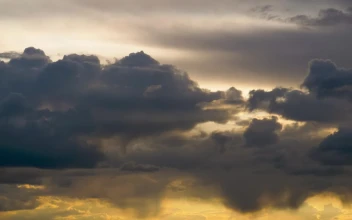 Stock Video Cloudy Sky At Sunset Time Lapse For PC