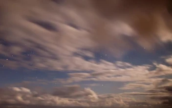 Stock Video Clouds Passing In The Sky During Dusk For PC