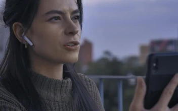 Stock Video Face Of A Woman Having A Video Call Outdoors For PC