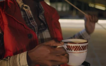 Stock Video Face Of A Man Drinking Homemade Coffee For PC