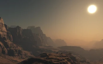 Stock Video Exploring The Rocky Surface Of Mars For PC