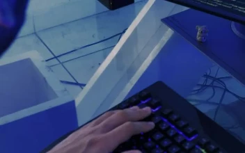 Stock Video Experienced Programmer Working On A Powerful Computer For PC