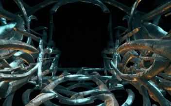 Stock Video Exit Tunnel Of An Alien Spacecraft For PC
