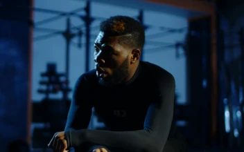 Stock Video Exhausted That Athlete Catching His Breath For PC