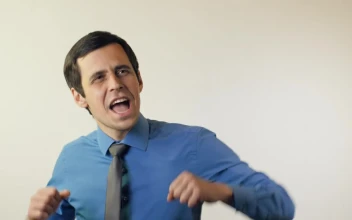 Stock Video Excited Businessman Dancing For PC