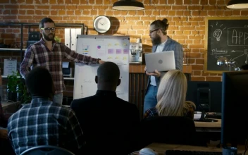 Stock Video Entrepreneurs Explaining Project People For PC