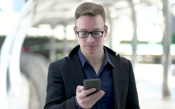 Stock Video Entrepreneur Young Man Wearing Glasses On A Call For PC