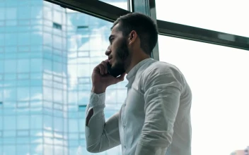 Stock Video Entrepreneur Receiving A Call For PC